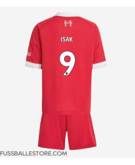 Günstige Liverpool Alexander Isak #9 Heimtrikotsatz Kinder 2025-26 Kurzarm (+ Kurze Hosen)